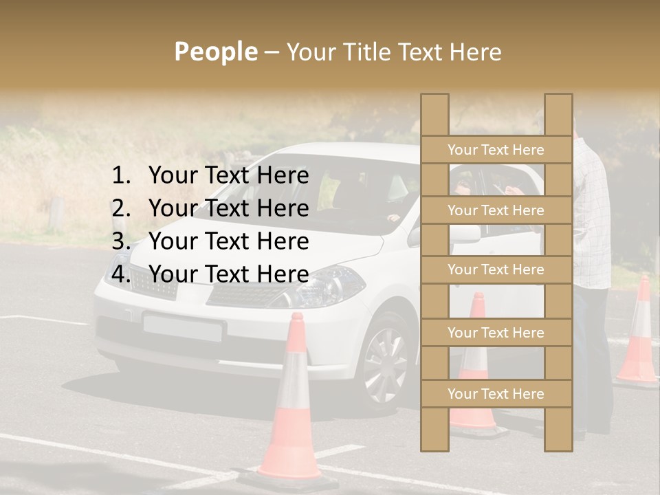 Learner Lesson Happy PowerPoint Template