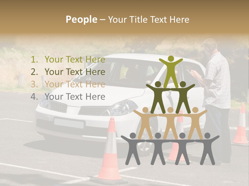 Learner Lesson Happy PowerPoint Template