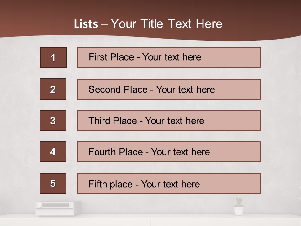 Residential Wall Minimalistic PowerPoint Template