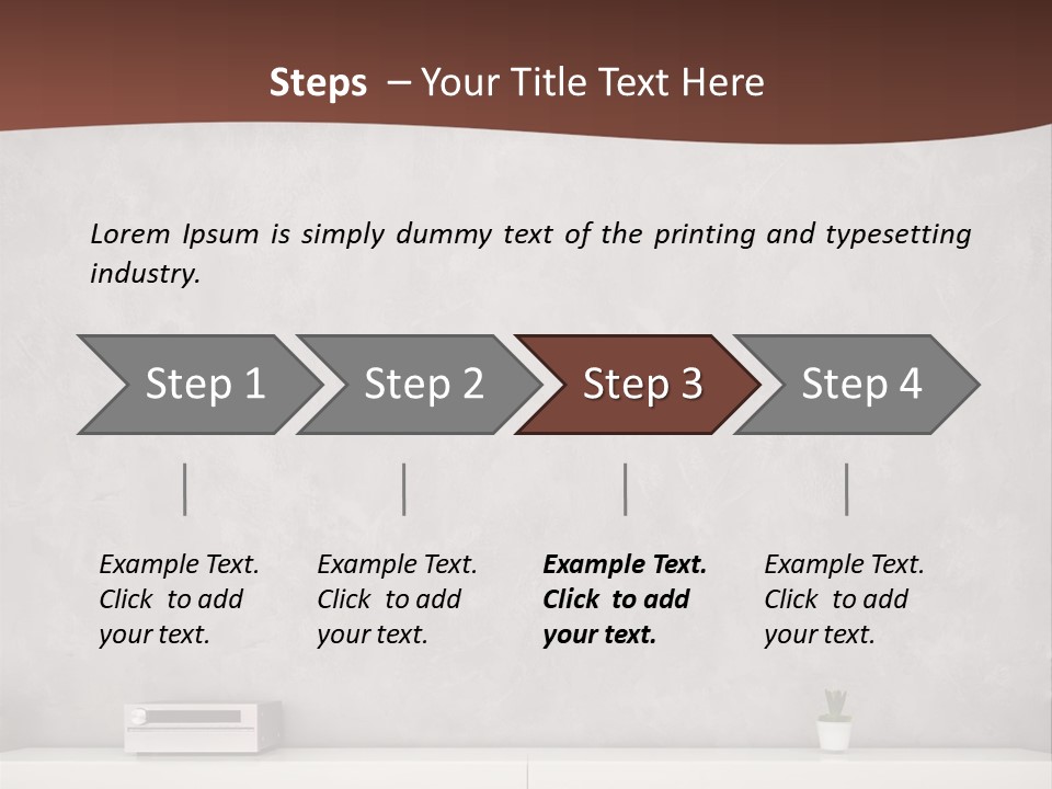 Residential Wall Minimalistic PowerPoint Template