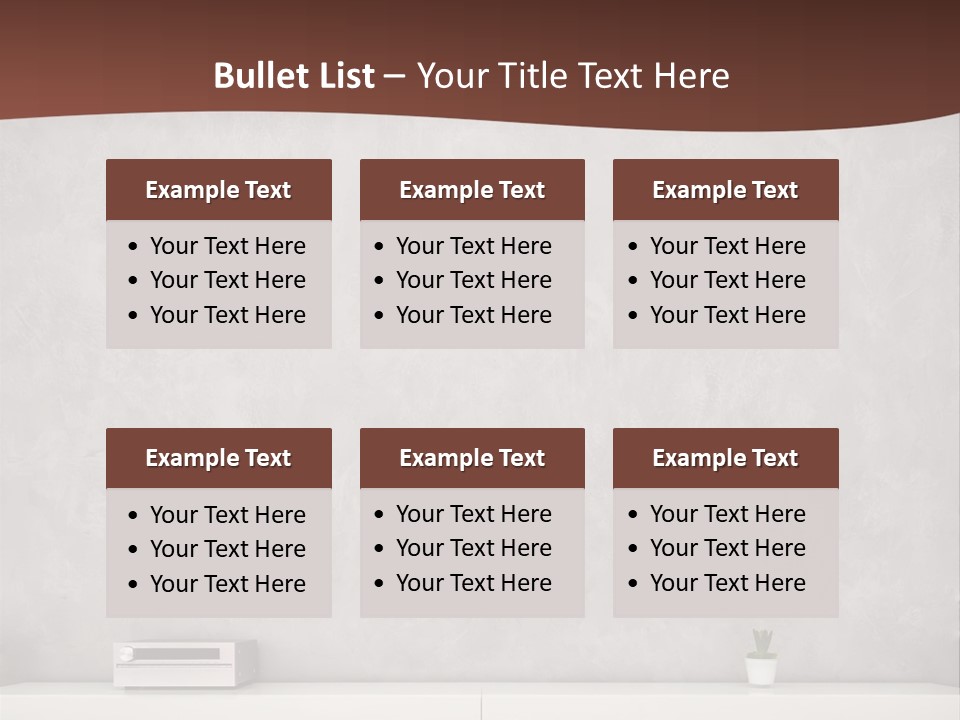 Residential Wall Minimalistic PowerPoint Template