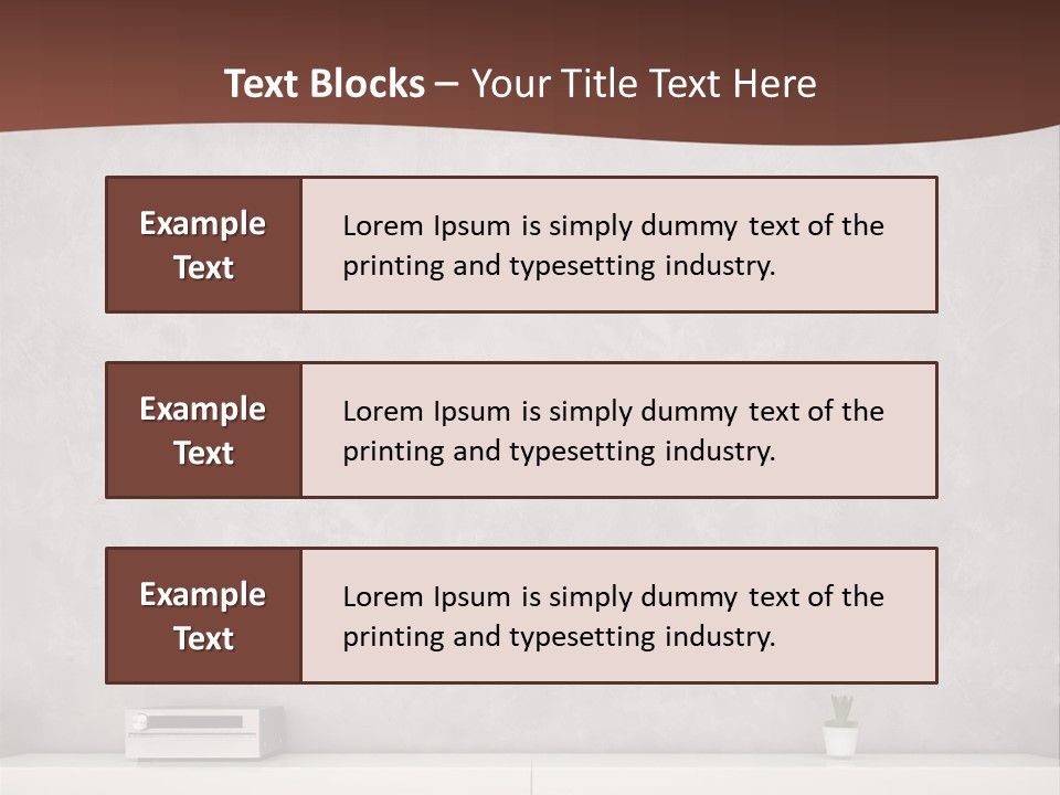 Residential Wall Minimalistic PowerPoint Template