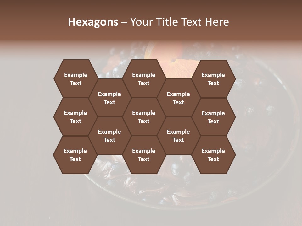 Sweet Wooden Dessert PowerPoint Template