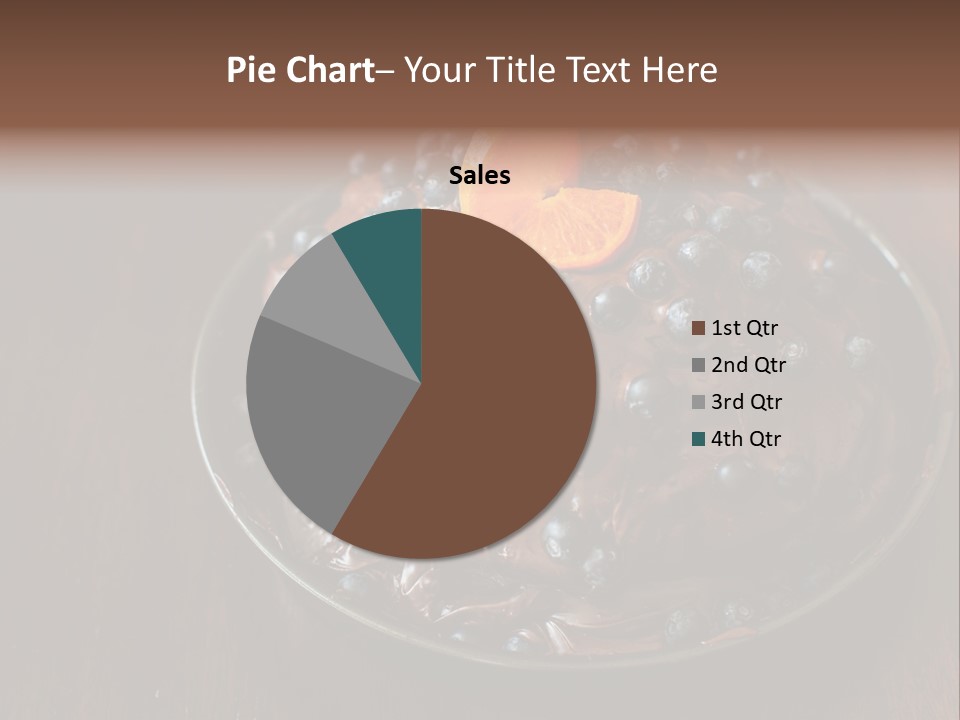 Sweet Wooden Dessert PowerPoint Template