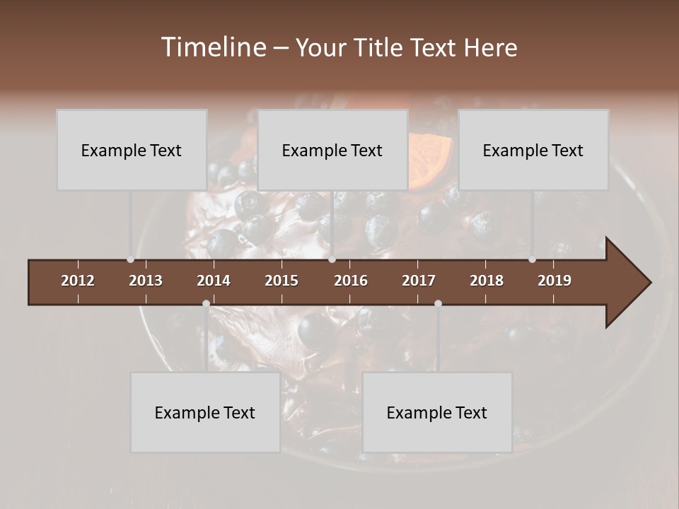 Sweet Wooden Dessert PowerPoint Template