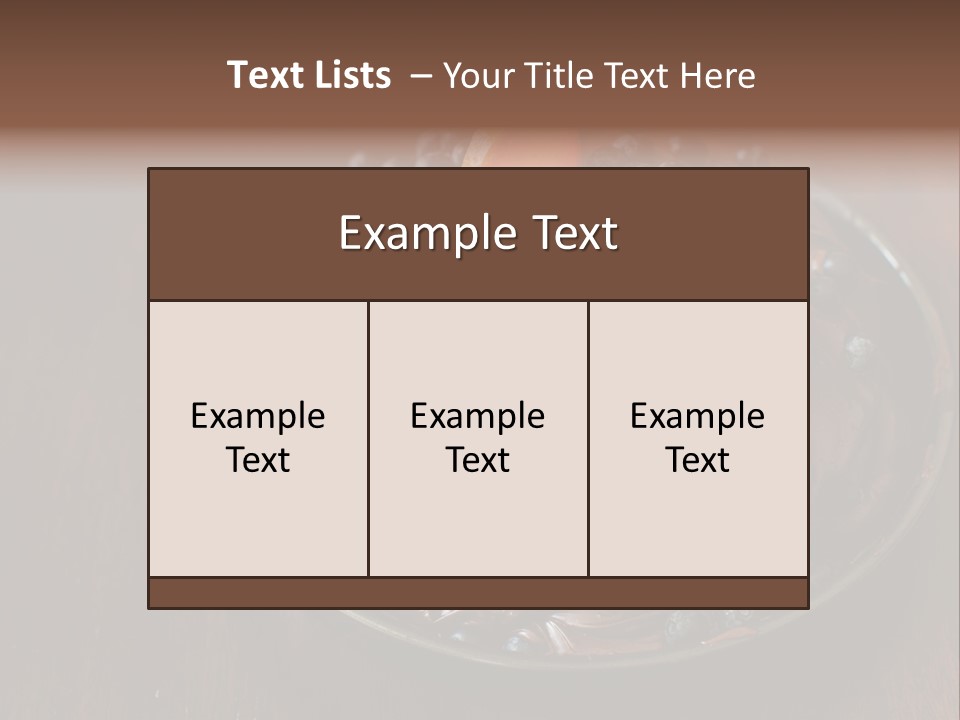 Sweet Wooden Dessert PowerPoint Template