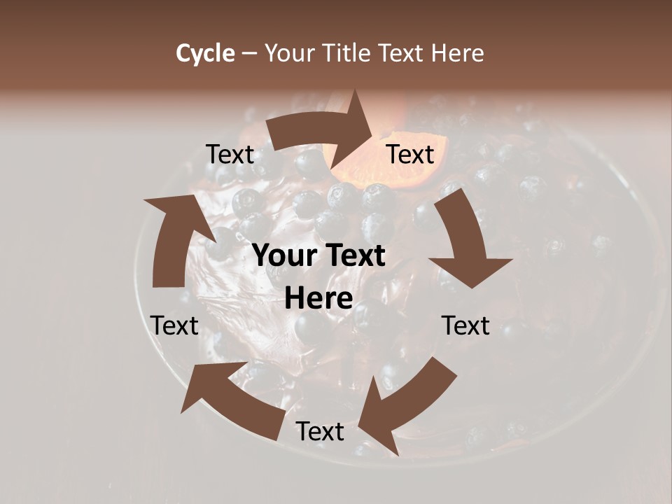 Sweet Wooden Dessert PowerPoint Template