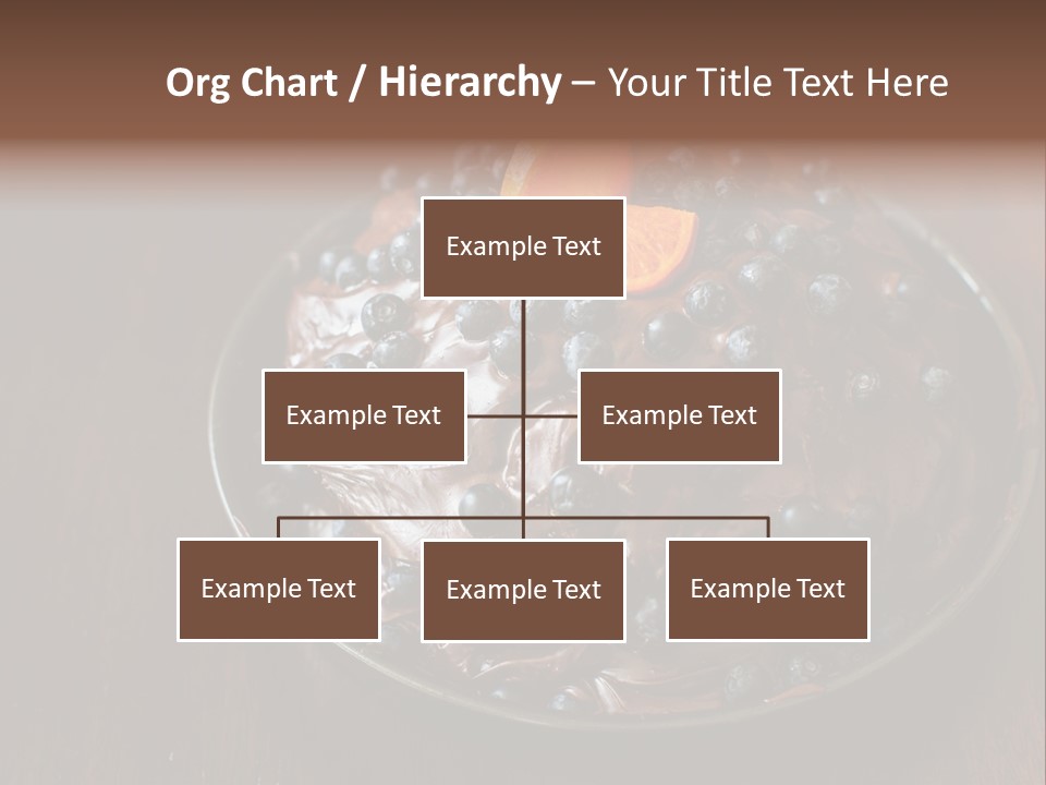 Sweet Wooden Dessert PowerPoint Template