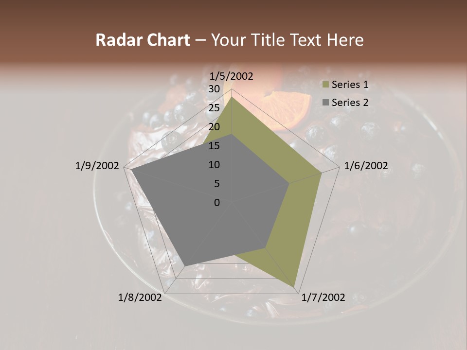 Sweet Wooden Dessert PowerPoint Template