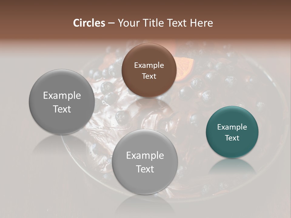 Sweet Wooden Dessert PowerPoint Template