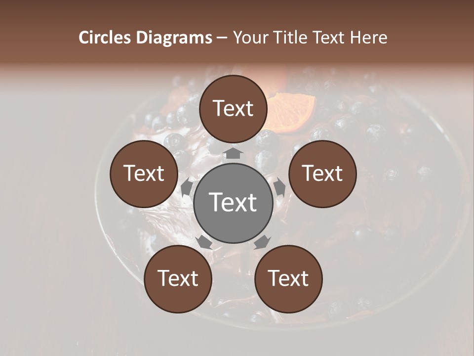 Sweet Wooden Dessert PowerPoint Template