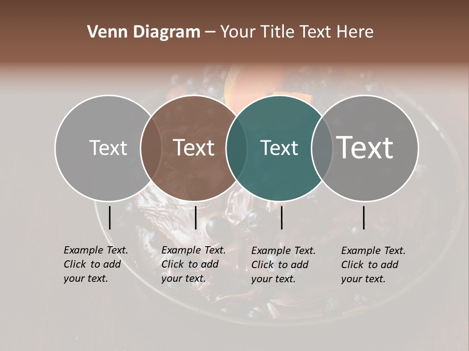 Sweet Wooden Dessert PowerPoint Template