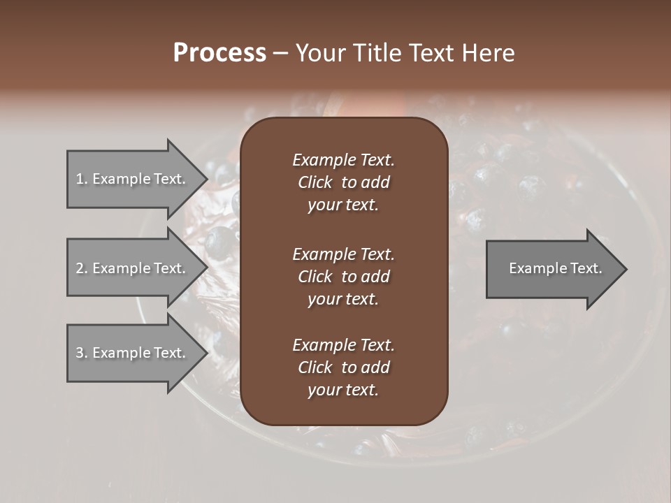 Sweet Wooden Dessert PowerPoint Template
