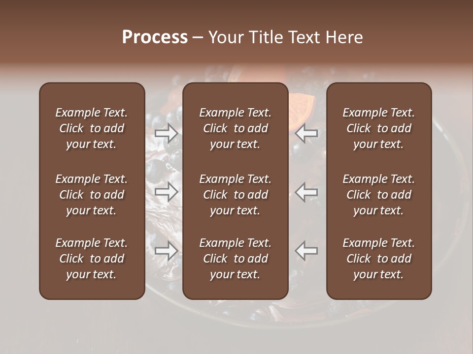 Sweet Wooden Dessert PowerPoint Template