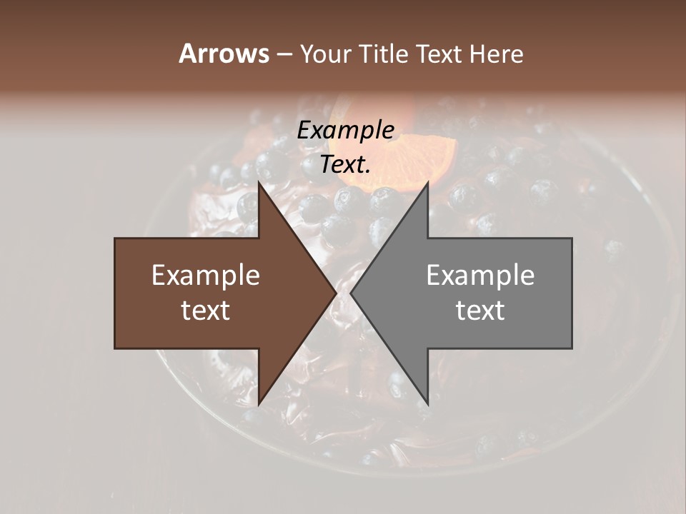 Sweet Wooden Dessert PowerPoint Template