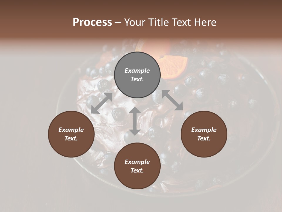 Sweet Wooden Dessert PowerPoint Template