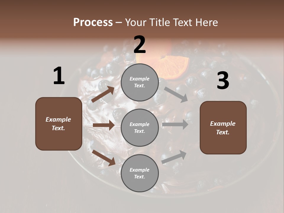 Sweet Wooden Dessert PowerPoint Template