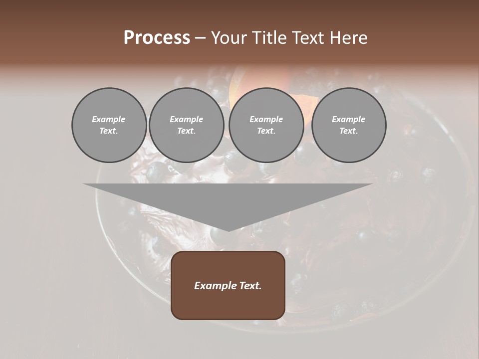 Sweet Wooden Dessert PowerPoint Template