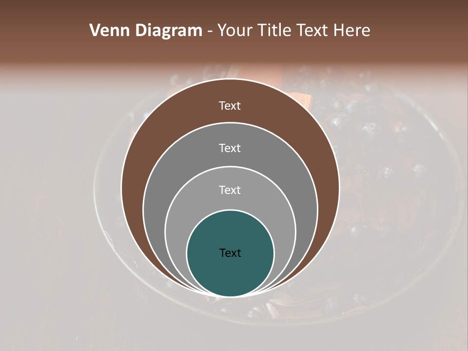 Sweet Wooden Dessert PowerPoint Template