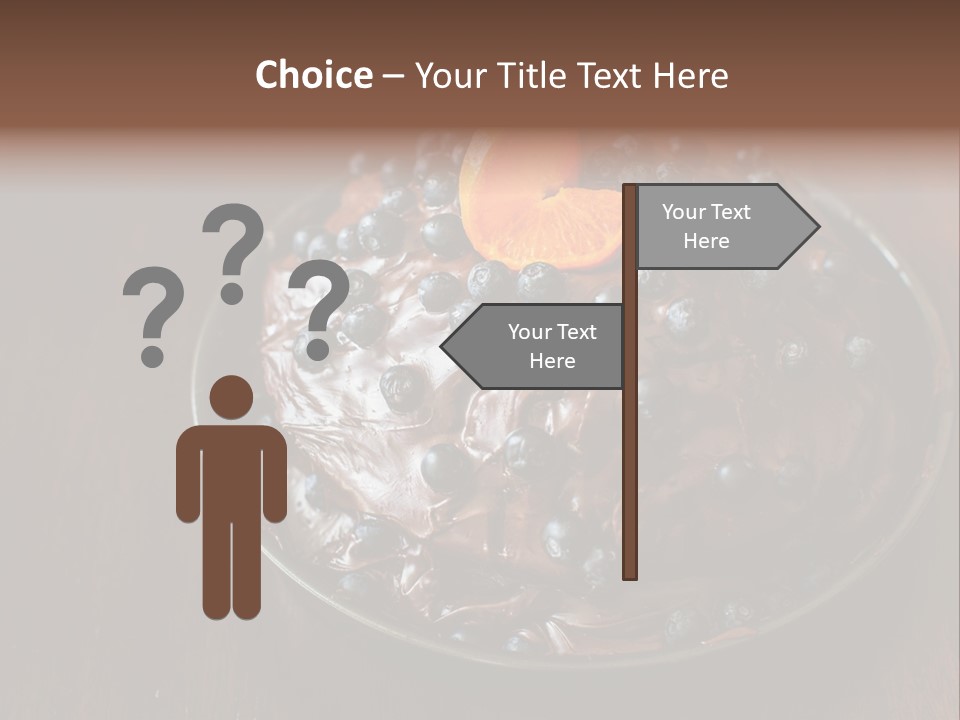 Sweet Wooden Dessert PowerPoint Template