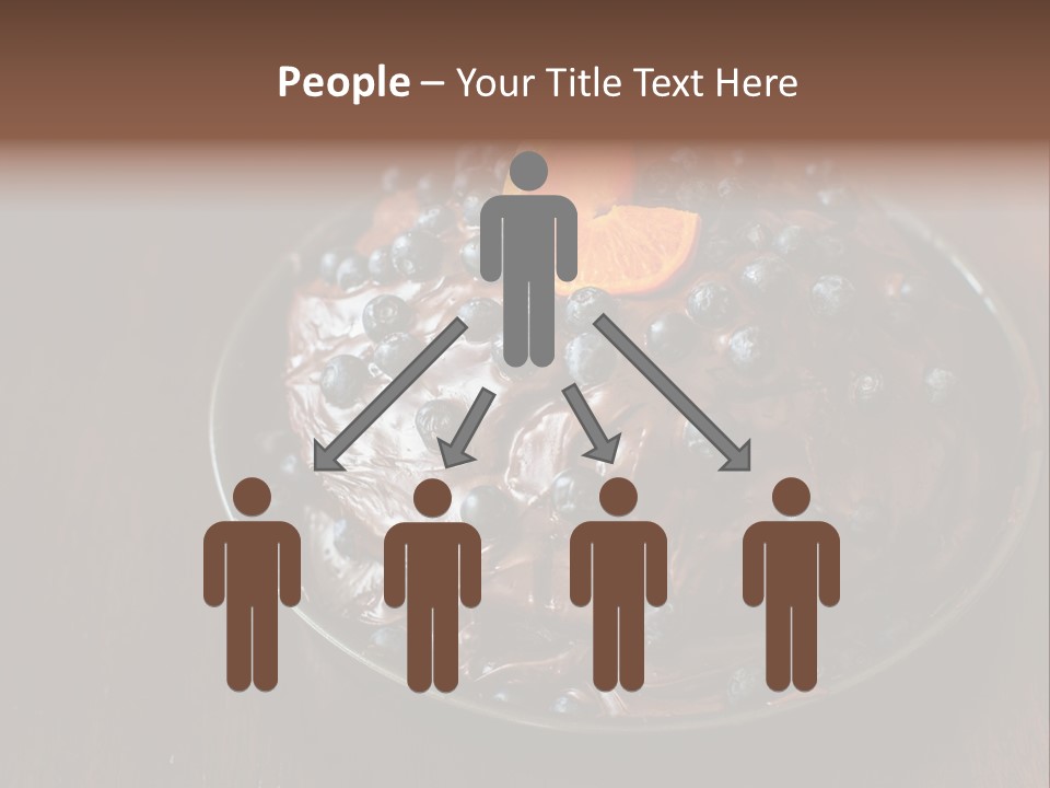 Sweet Wooden Dessert PowerPoint Template