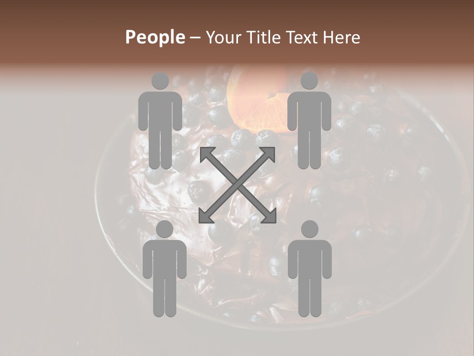 Sweet Wooden Dessert PowerPoint Template