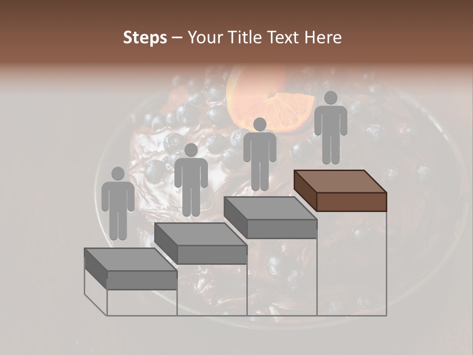 Sweet Wooden Dessert PowerPoint Template