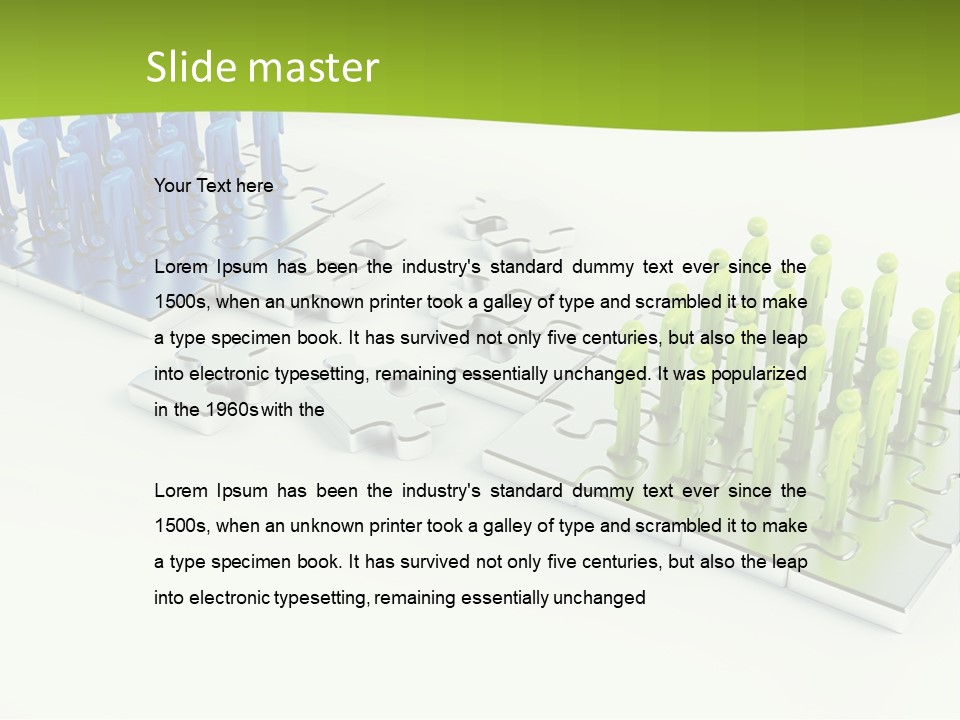 Threedimensional Shape Built Structure People PowerPoint Template