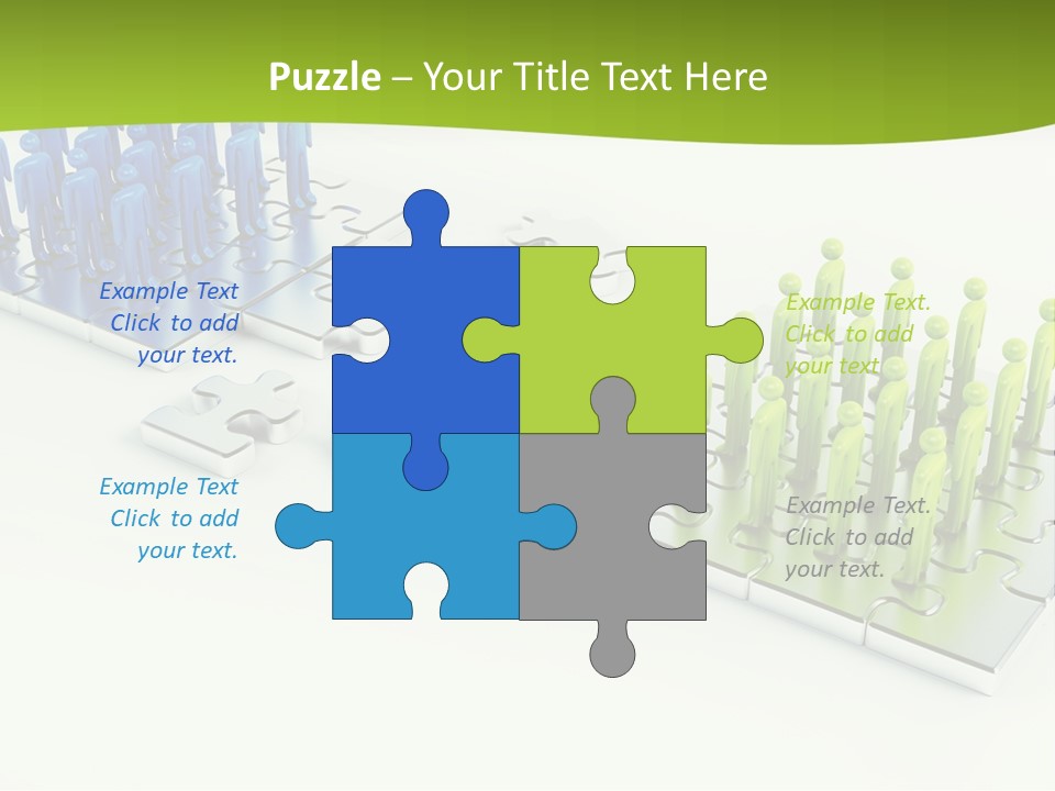 Threedimensional Shape Built Structure People PowerPoint Template