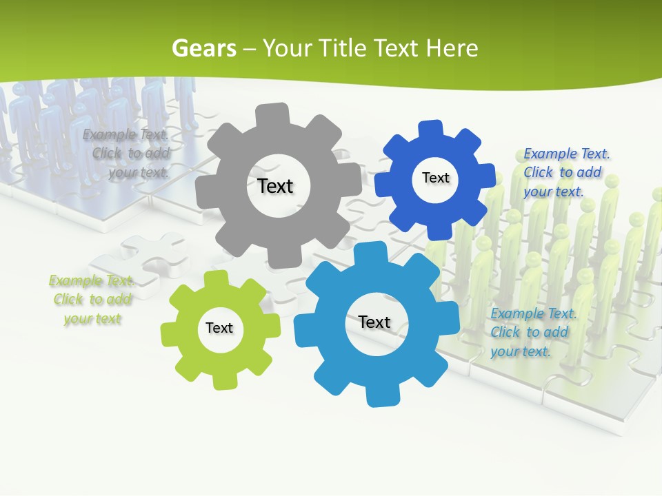Threedimensional Shape Built Structure People PowerPoint Template
