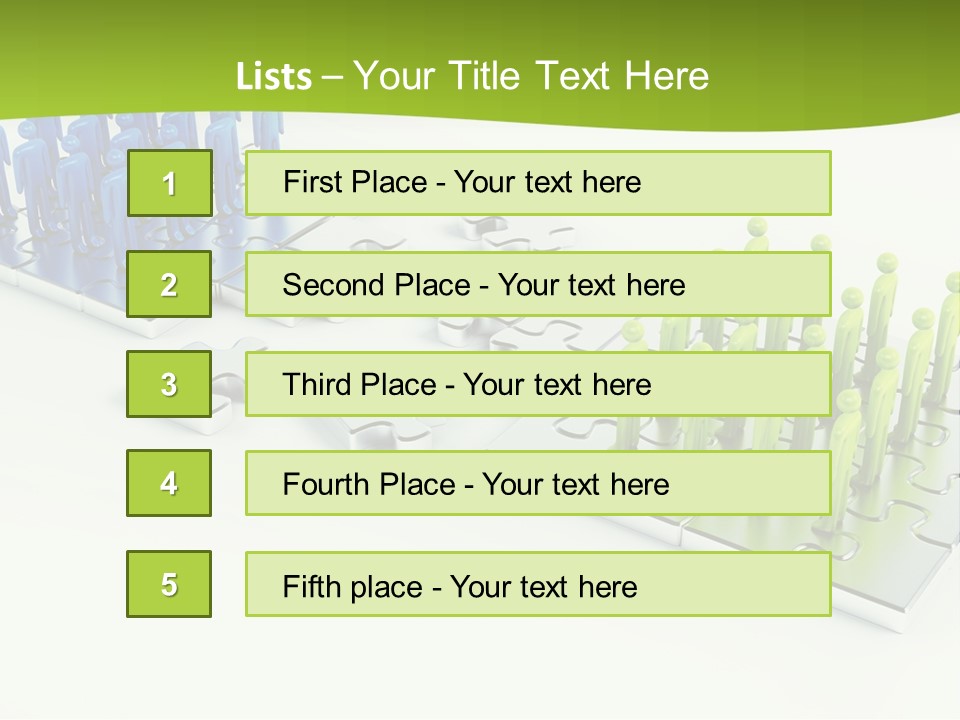 Threedimensional Shape Built Structure People PowerPoint Template