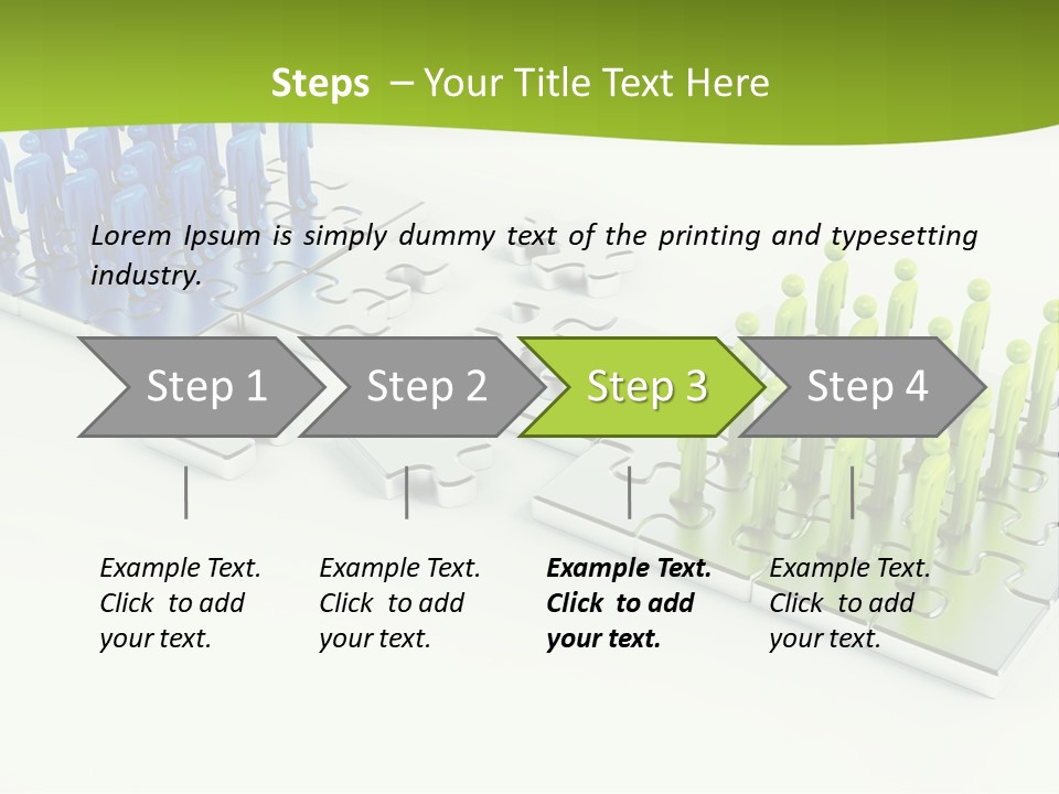 Threedimensional Shape Built Structure People PowerPoint Template
