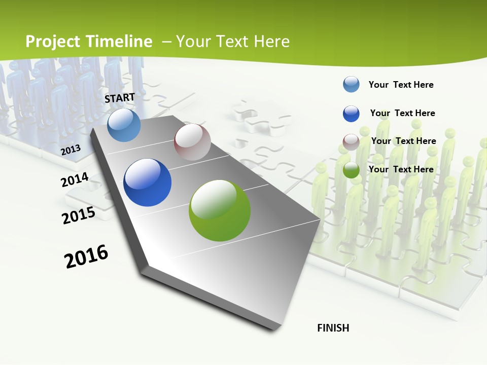 Threedimensional Shape Built Structure People PowerPoint Template