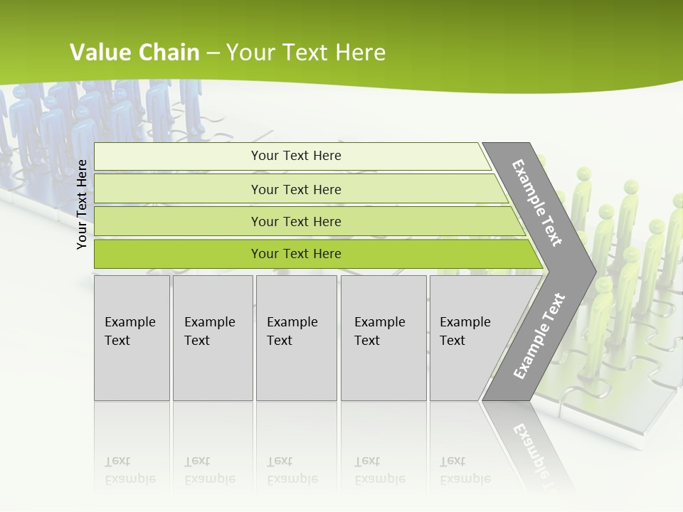 Threedimensional Shape Built Structure People PowerPoint Template