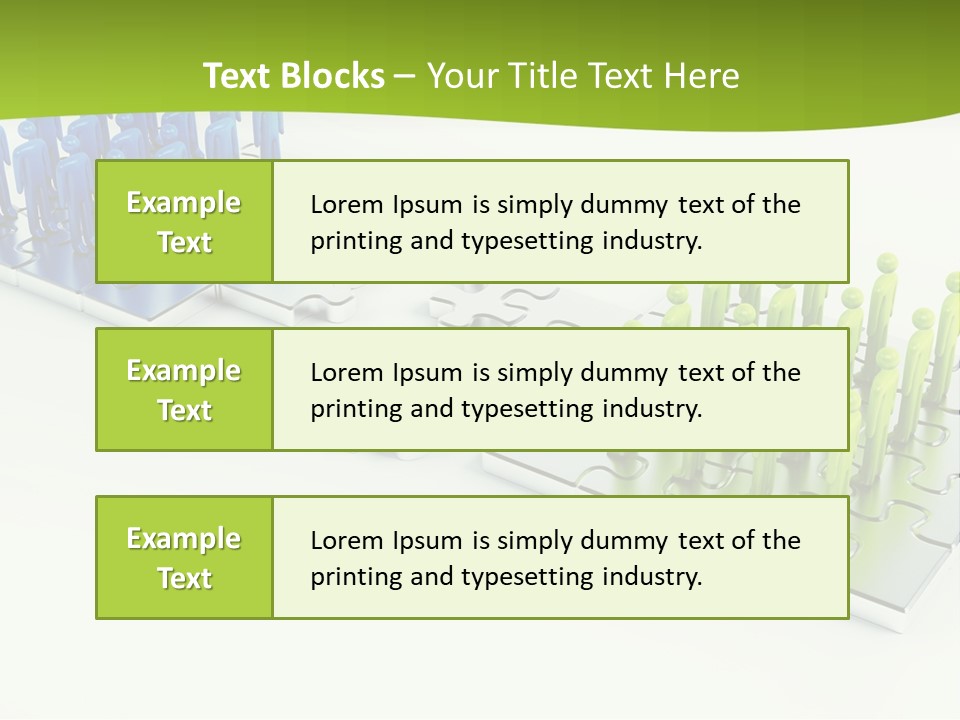 Threedimensional Shape Built Structure People PowerPoint Template