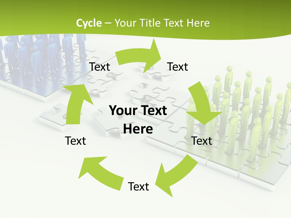 Threedimensional Shape Built Structure People PowerPoint Template