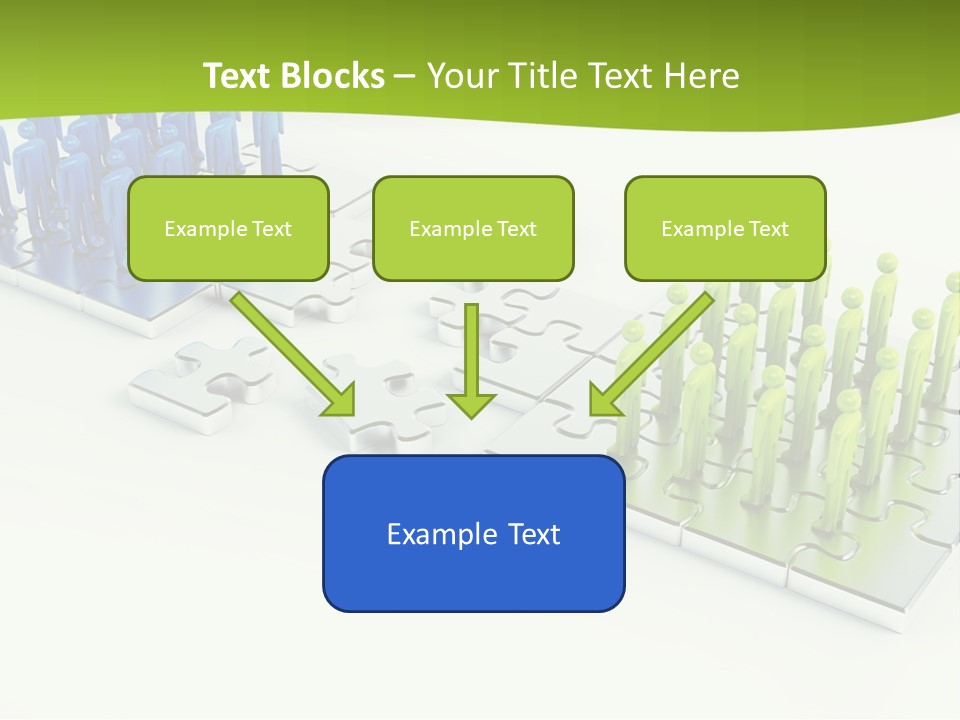 Threedimensional Shape Built Structure People PowerPoint Template