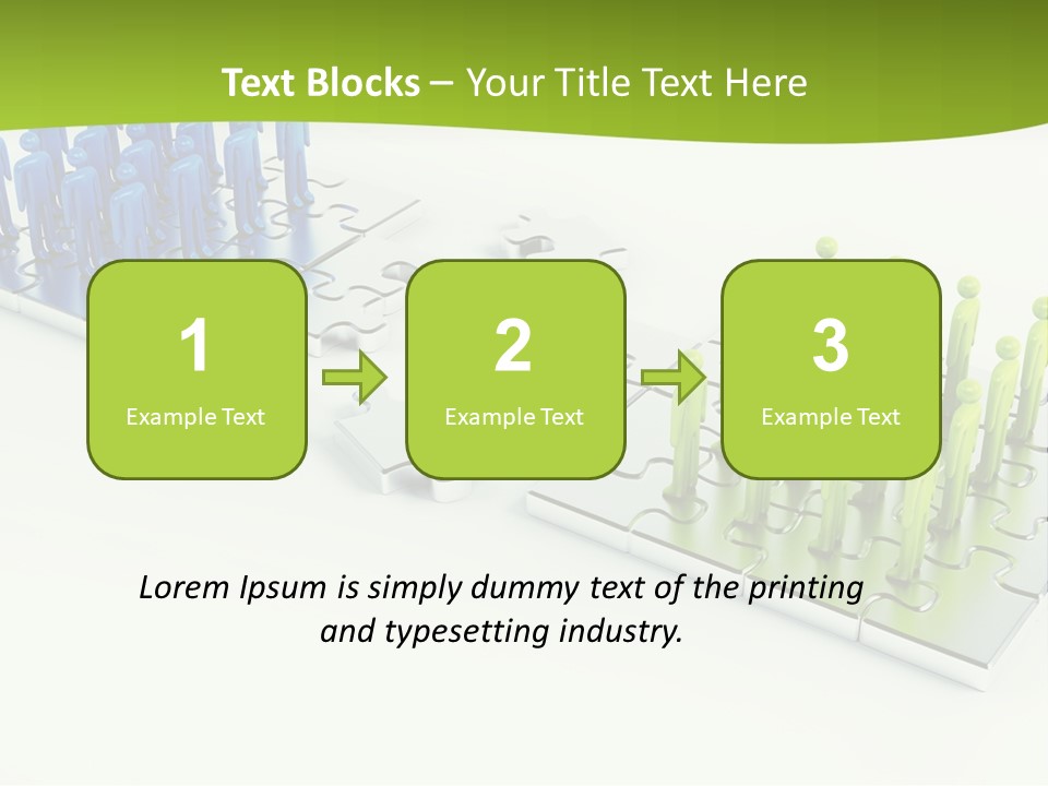 Threedimensional Shape Built Structure People PowerPoint Template