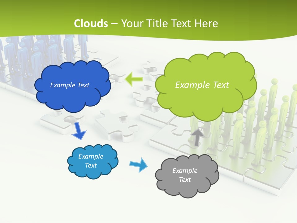 Threedimensional Shape Built Structure People PowerPoint Template