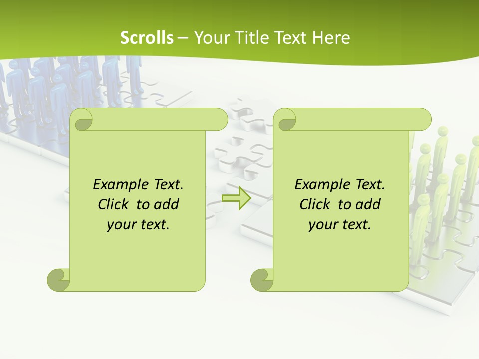 Threedimensional Shape Built Structure People PowerPoint Template