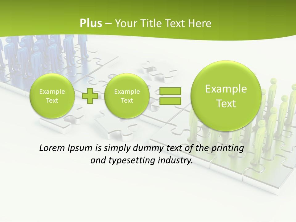 Threedimensional Shape Built Structure People PowerPoint Template