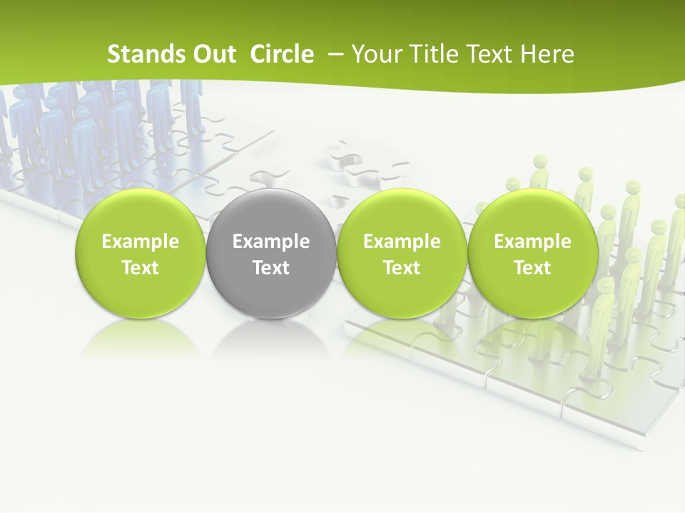 Threedimensional Shape Built Structure People PowerPoint Template