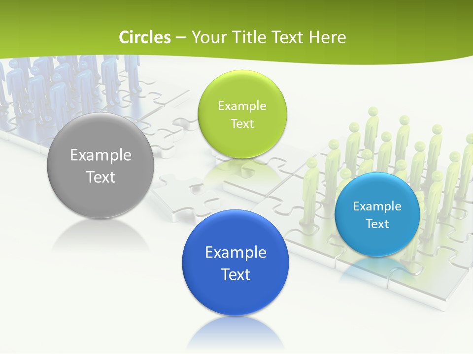 Threedimensional Shape Built Structure People PowerPoint Template