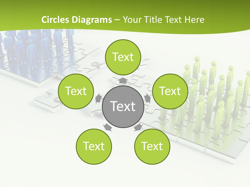 Threedimensional Shape Built Structure People PowerPoint Template