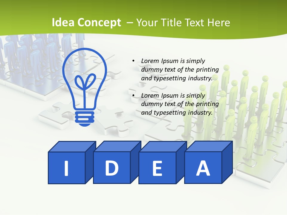 Threedimensional Shape Built Structure People PowerPoint Template