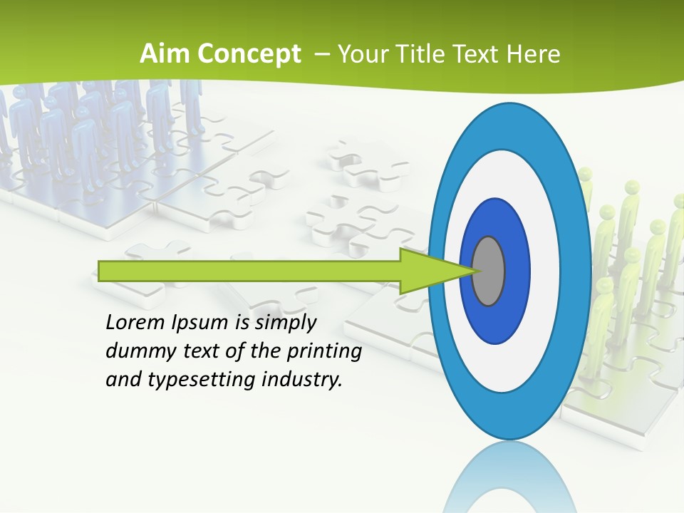 Threedimensional Shape Built Structure People PowerPoint Template
