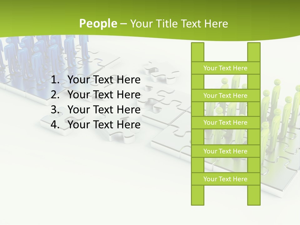 Threedimensional Shape Built Structure People PowerPoint Template