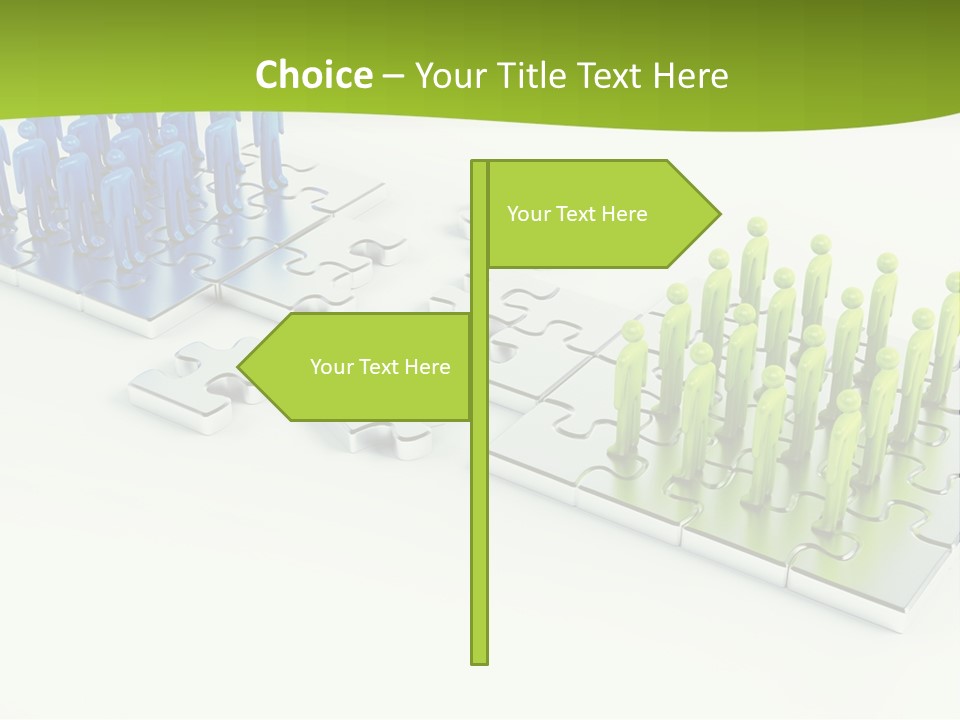 Threedimensional Shape Built Structure People PowerPoint Template