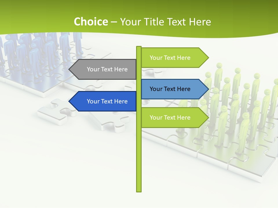 Threedimensional Shape Built Structure People PowerPoint Template