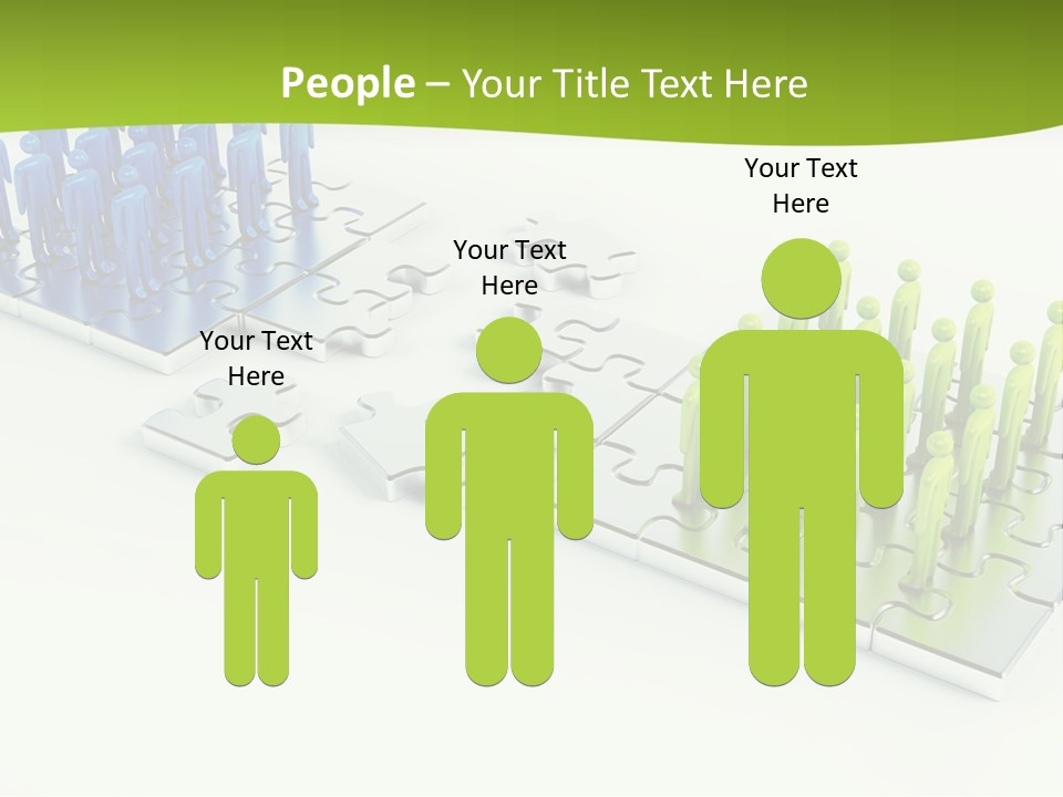 Threedimensional Shape Built Structure People PowerPoint Template